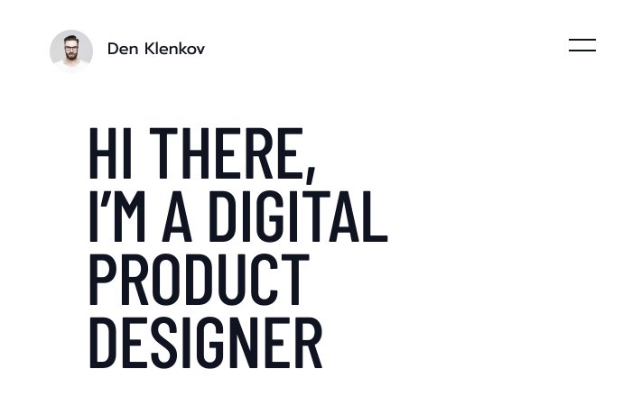 Product Designer Portfolio