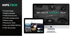 Hipstech – One Page Multi Layer Parallax Theme