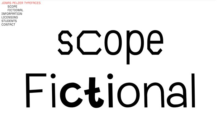 Jonas Pelzer Typefaces