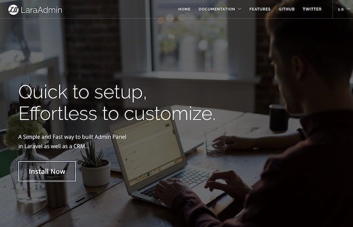 Laravel Admin Panel, CRUD Generator