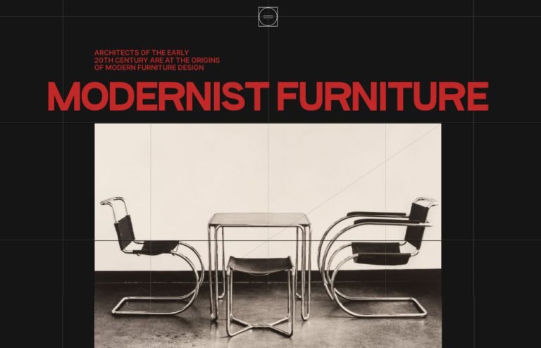 Modernist furniture