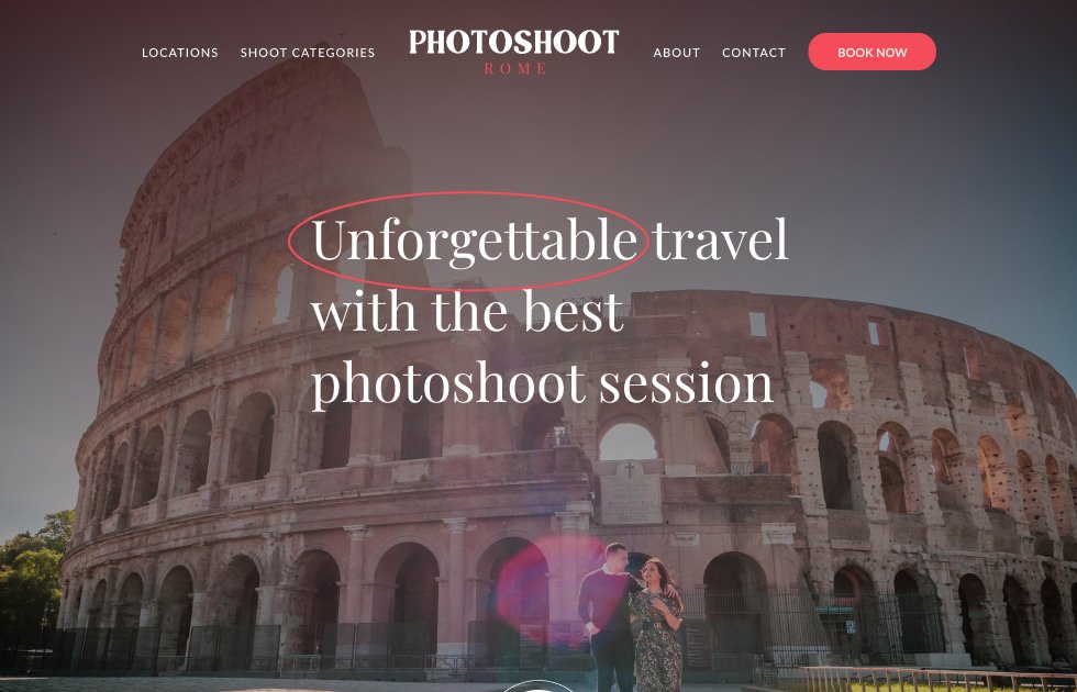 Photoshoot Rome