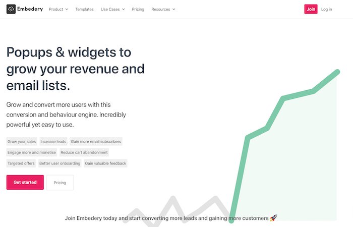 Embedery.com – Popups & widgets