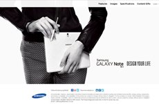 Samsung Note 10.1 2014 Edition Microsite