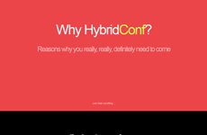 Why HybridConf