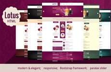 Lotus – Spa & Wellness HTML Responsive Template
