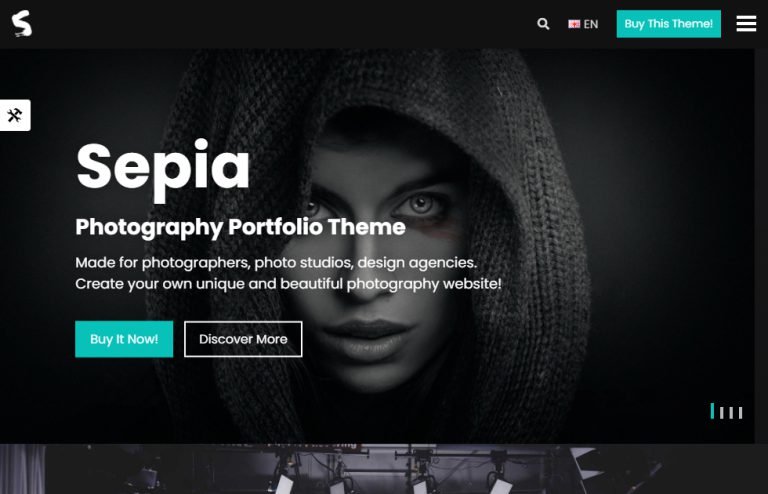 Sepia – Photography Template