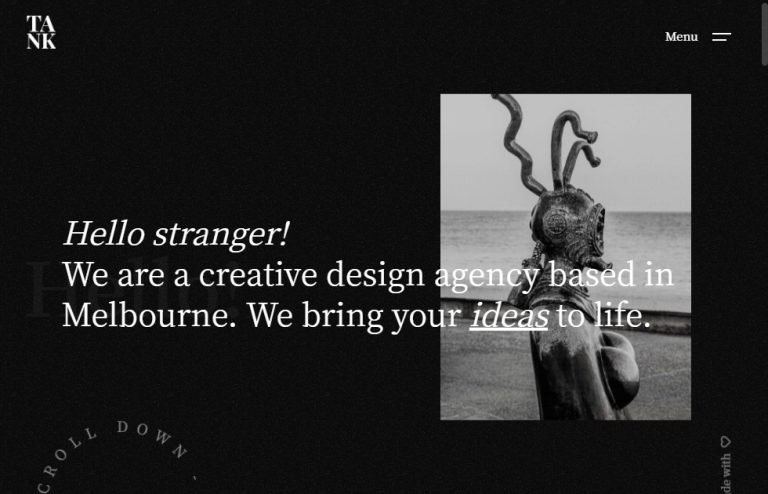 Tank – Creative Portfolio Template
