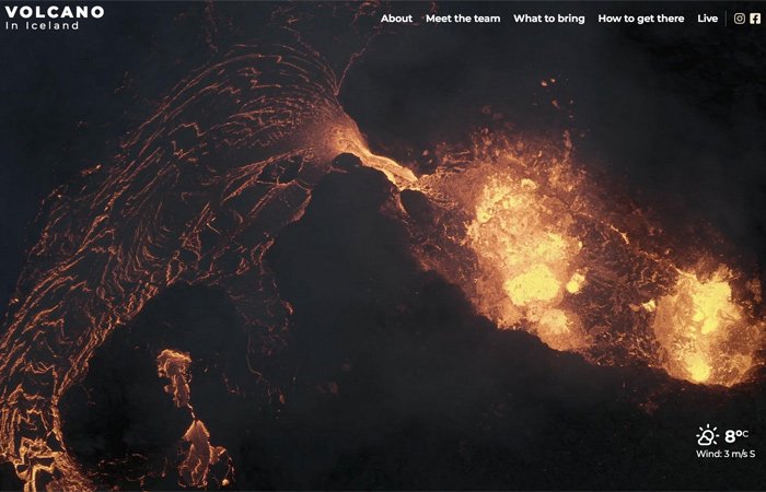 Volcano in Iceland
